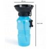 Borraccia portatile per cane gatto animali acqua 400ML ciotola viaggio dispenser