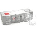 SET 6 BICCHIERI PER BIRRA IN VETRO BOCCALI DA 22 ML BOCCALE LIQUORI NUOVO BAR