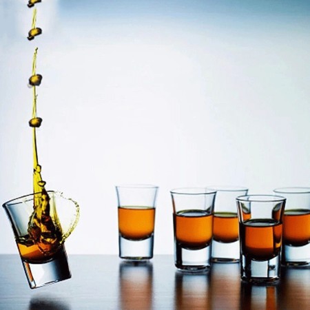 6x Bicchierini Vetro Da Liquore Bicchieri Amaro Bar Feste Party Rum Cicchetti