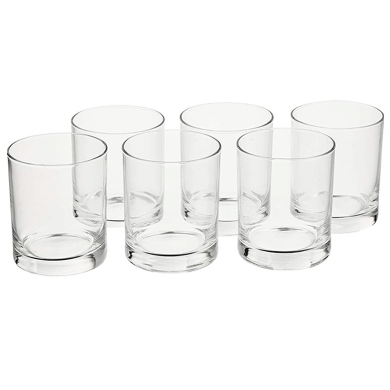 SET 6 BICCHIERI IN VETRO DA ACQUA VINO COCKTAIL 27 CL CASA RISTORANTE BAR PUB