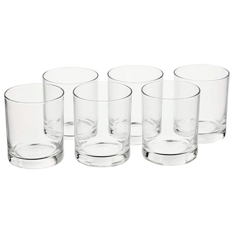 Hongu SET 6 BICCHIERI IN VETRO DA ACQUA VINO COCKTAIL 27 CL CASA RI...