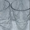 Hongu Set di 6 Bicchieri Acqua 200ml in Vetro Trasparente Bar Casa ...