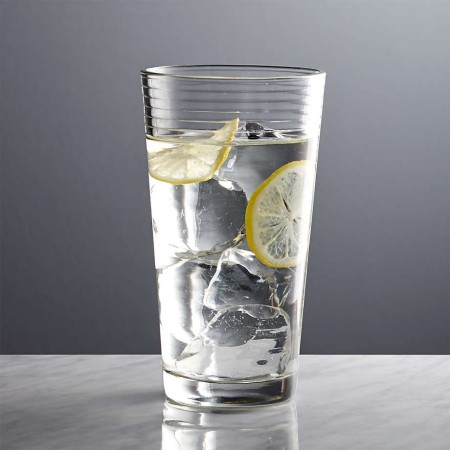 Set di 6 Bicchieri Acqua 215ml in Vetro Trasparente Bar Casa Vino Tavola bibita