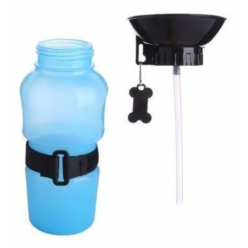 Borraccia portatile per cane gatto animali acqua 400ML ciotola viaggio dispenser