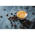 6 pz BICCHIERI TAZZINE PER CAFFÈ ESPRESSO IN VETRO TRASPARENTE 75ml Ginseng