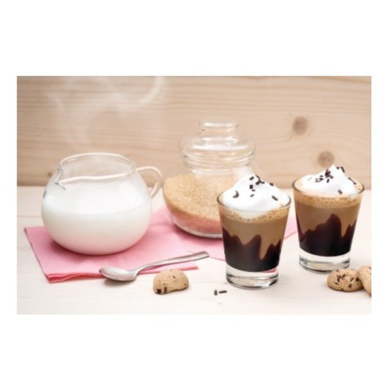 6 pz BICCHIERI TAZZINE PER CAFFÈ ESPRESSO IN VETRO TRASPARENTE 75ml...
