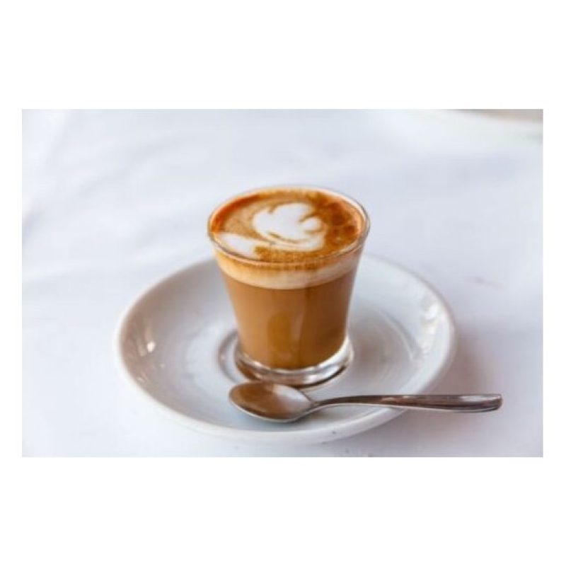 6 pz BICCHIERI TAZZINE PER CAFFÈ ESPRESSO IN VETRO TRASPARENTE 75ml...