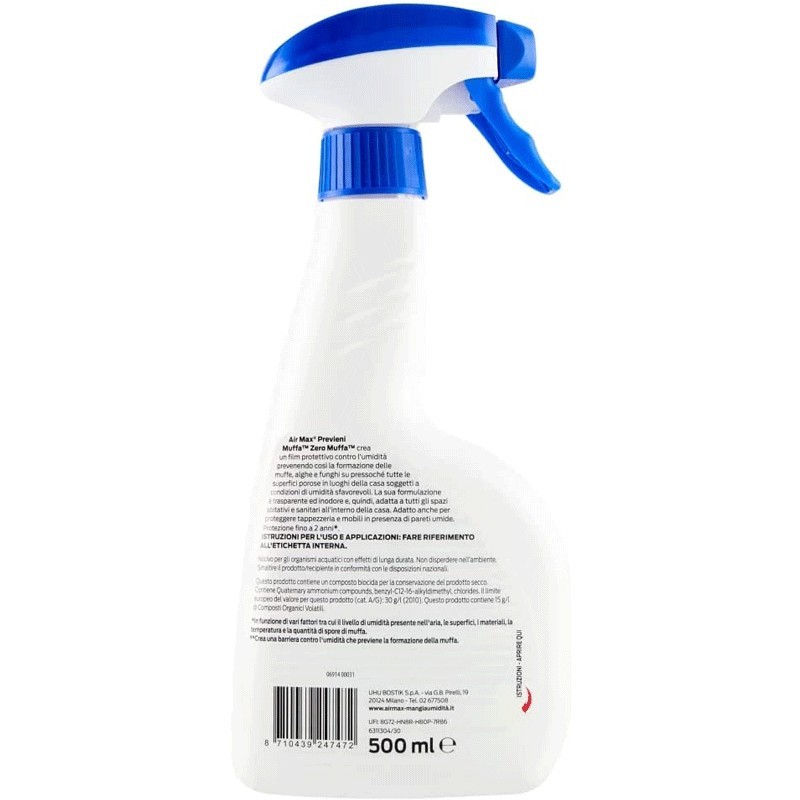 AirMax Airmax spray Previeni muffa 500 ml combatte formazione Flaco...