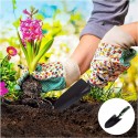 2x paletta da giardinaggio utensili attrezzi giardino manico trapiantatore 32cm