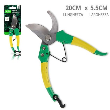 2x FORBICI DA POTA GIARDINAGGIO POTATURA TAGLIA RAMI CESOIE DA GIARDINO PIANTE