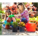 Mini pala quadrata paletta attrezzi utensili giardino 41x14cm acciaio verniciato