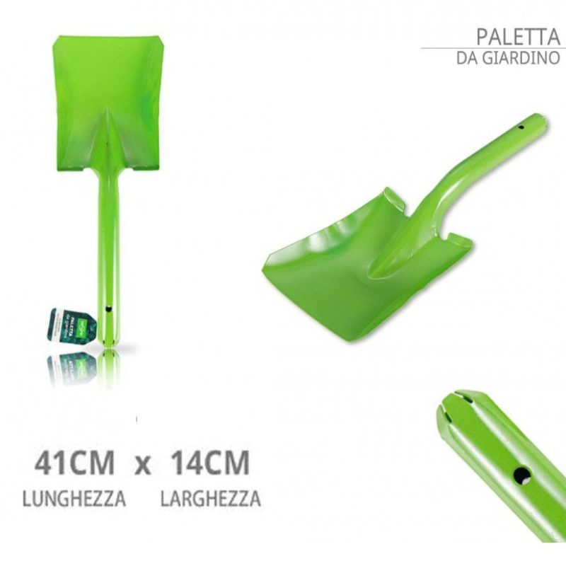 Hongu Mini pala quadrata paletta attrezzi utensili giardino 41x14cm...