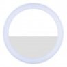 Luce LED Bianca circolare clip a molla per Selfie iPhone Samsung HTC Smartphone