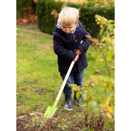 Mini pala larga paletta trapiantatore attrezzi utensili giardino 44x14cm acciaio