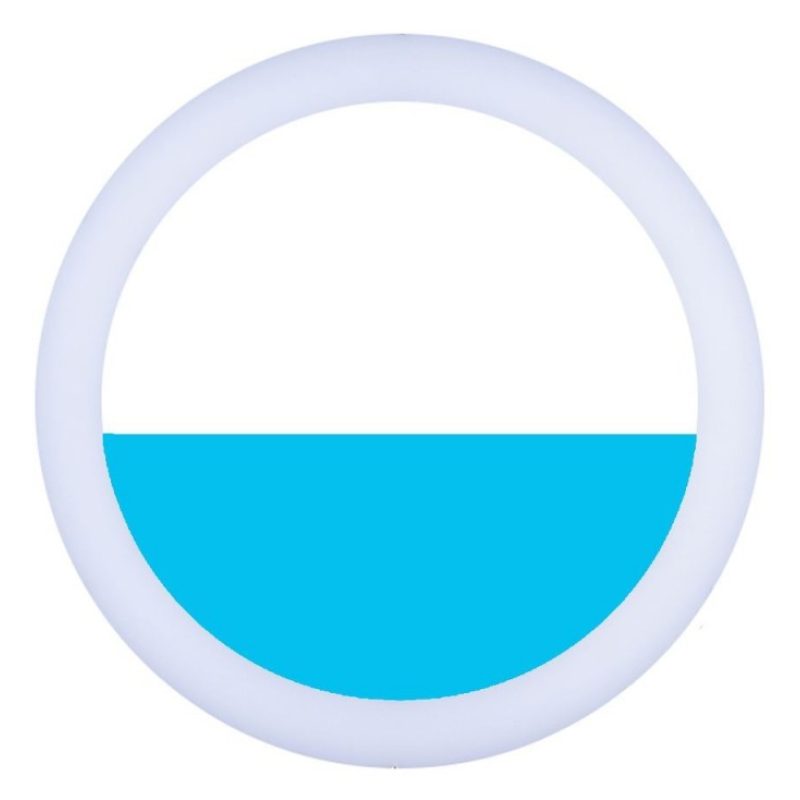 Luce LED Bianca circolare clip a molla per Selfie iPhone Samsung HTC Smartphone