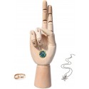 MANICHINO MANO DX SNODABILE IN LEGNO CM 18 X DISEGNO ALLESTIMENTO VETRINE ESPOS
