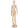 Hongu MANICHINO IN LEGNO 20cm SNODABILE MANNEQUIN ARTICULATED PER A...