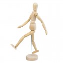 MANICHINO IN LEGNO 20cm SNODABILE MANNEQUIN ARTICULATED PER ARTE DISEGNO PITTURA