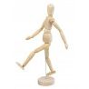 Hongu MANICHINO IN LEGNO 20cm SNODABILE MANNEQUIN ARTICULATED PER A...