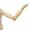 Hongu MANICHINO IN LEGNO 20cm SNODABILE MANNEQUIN ARTICULATED PER A...