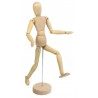 Hongu MANICHINO IN LEGNO 20cm SNODABILE MANNEQUIN ARTICULATED PER A...