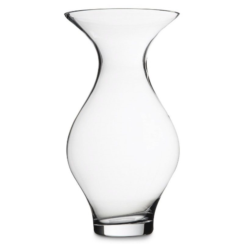 Hongu Vaso in vetro altezza 20cm Trasparente Elegante Per Fiori Pia...