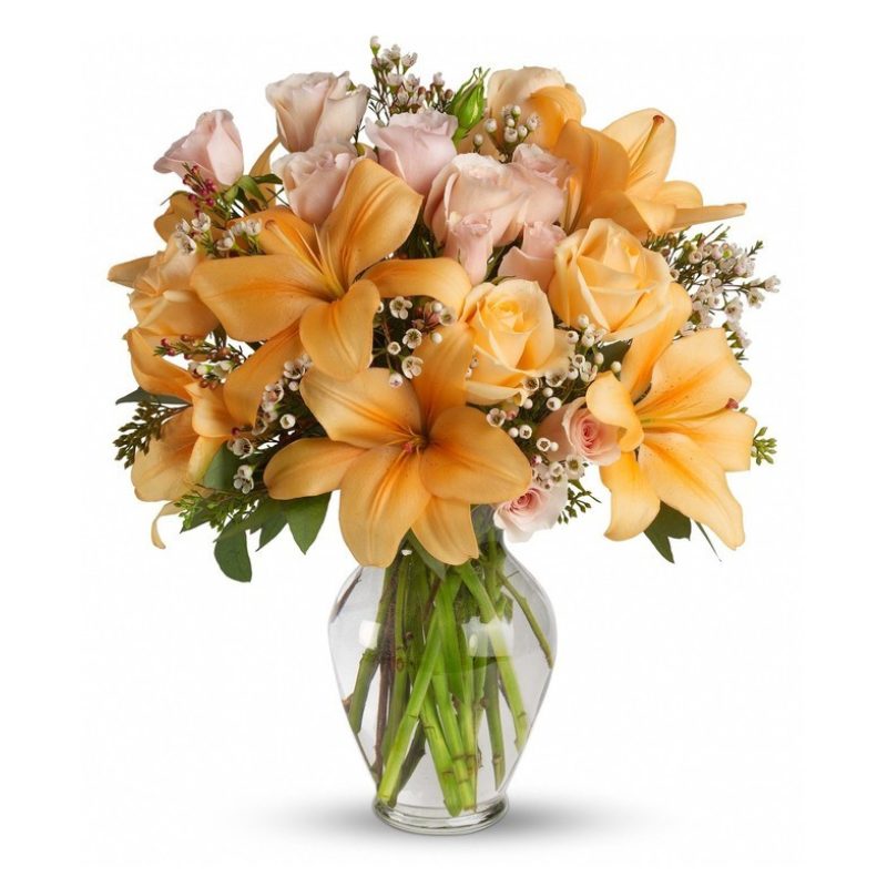 Hongu Vaso in vetro altezza 20cm Trasparente Elegante Per Fiori Pia...