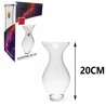 Hongu Vaso in vetro altezza 20cm Trasparente Elegante Per Fiori Pia...
