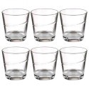SET 6 BICCHIERI ACQUA IN VETRO ROCCO BORMIOLI ARCHIMEDE CASA RISTORANTE CL24 BAR