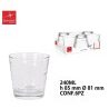 Bormioli Rocco SET 6 BICCHIERI ACQUA IN VETRO ROCCO BORMIOLI ARCHIM...