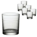 SET 6 BICCHIERI ACQUA IN VETRO ROCCO BORMIOLI ARENA CASA RISTORANTE CL 24 BAR