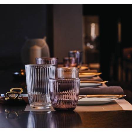 BORMIOLI LINE 6 BICCHIERI PER ACQUA IN VETRO BLU 290 ML SET ACQUA BAR COCKTAIL