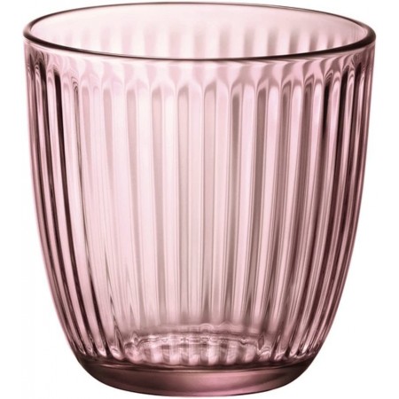 BORMIOLI LINE 6 PEZZI BICCHIERI PER ACQUA IN VETRO ROSA 290 ML SET BAR COCKTAIL