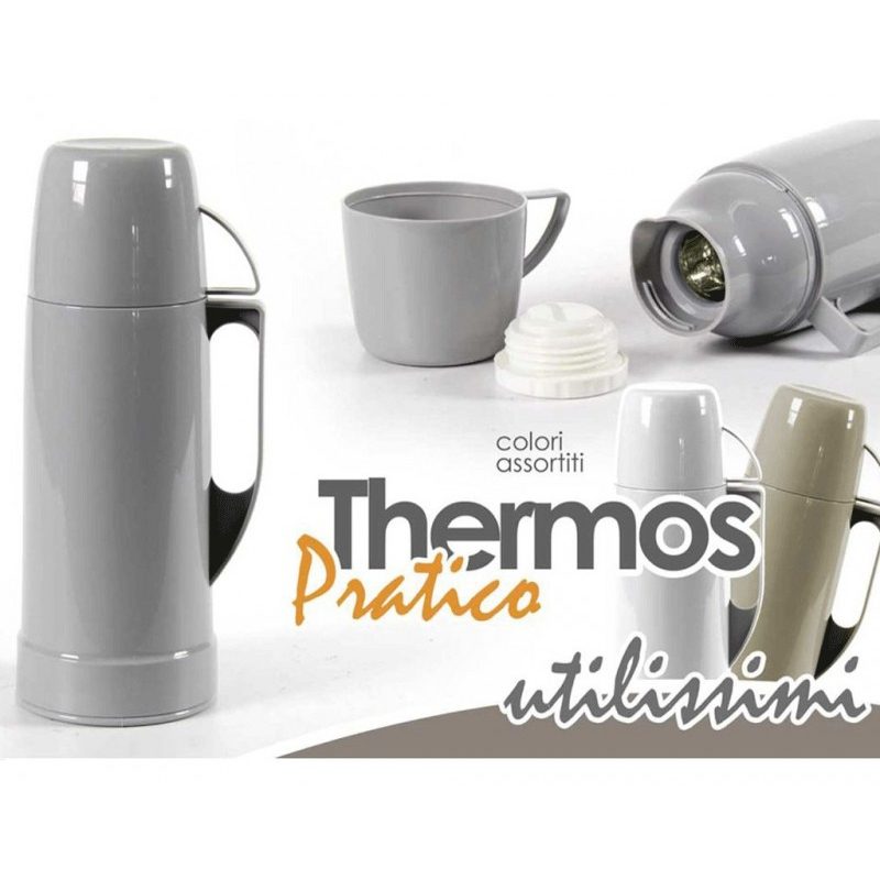 GICOS Thermos Termico portatile con tappo 450/750 ml 1L bottiglia b...