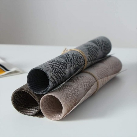 Set 12 Tovagliette americane plastica antimacchia PVC colazione 30x45cm lavabili