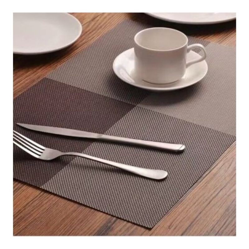 Set 12 Tovagliette americane plastica antimacchia PVC colazione 30x...