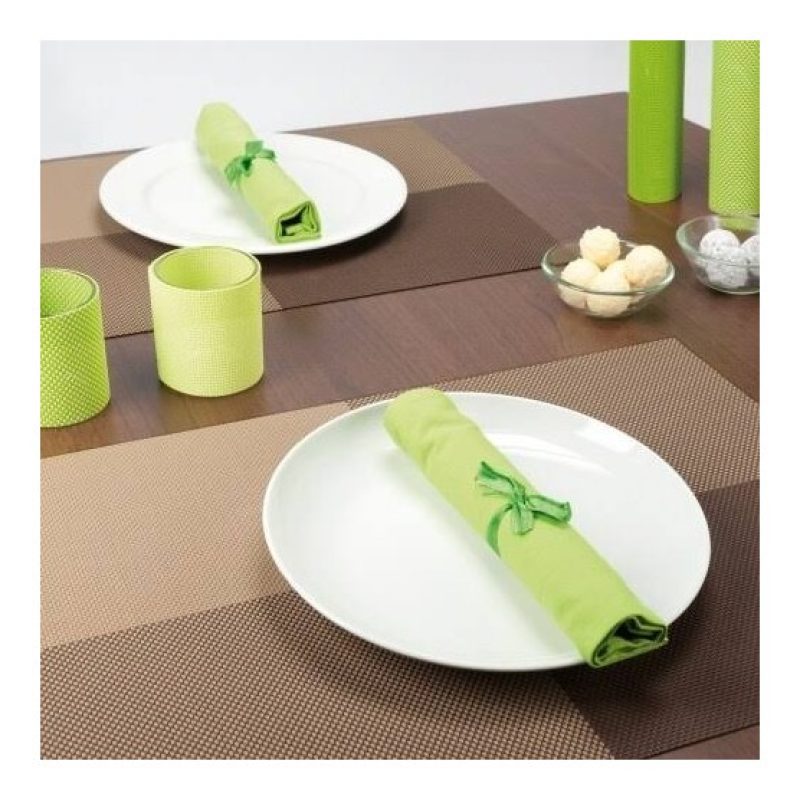 Set 12 Tovagliette americane plastica antimacchia PVC colazione 30x...