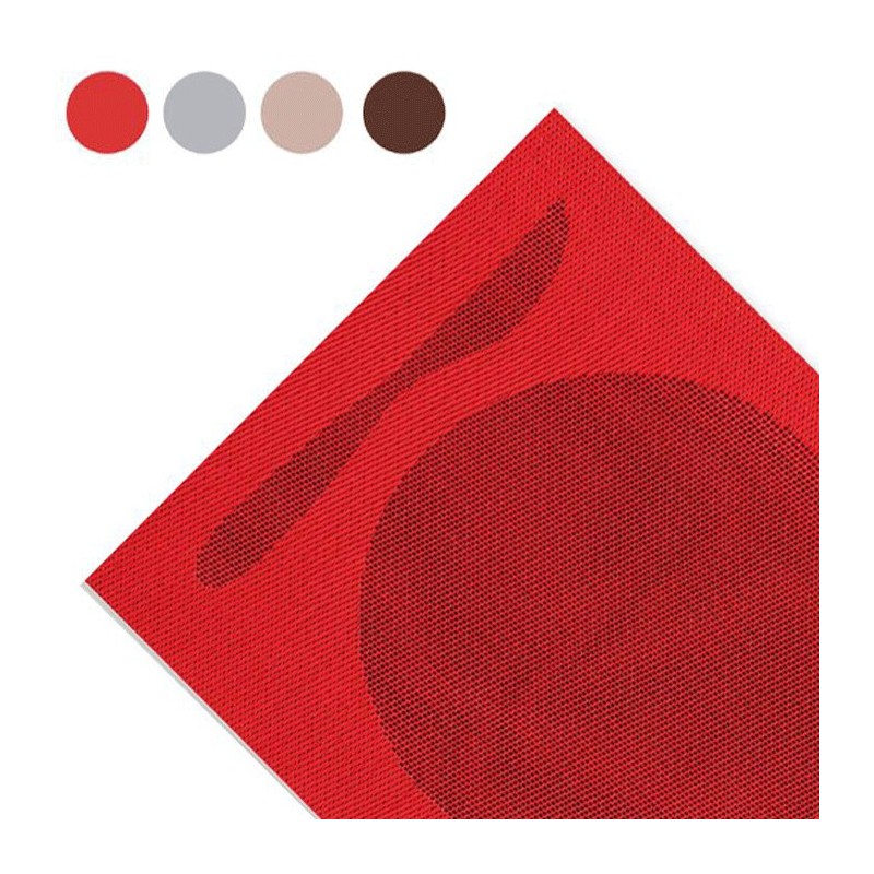 Set 12 Tovagliette americane plastica antimacchia PVC colazione 30x45cm colorate