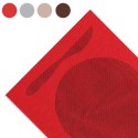 Set 12 Tovagliette americane plastica antimacchia PVC colazione 30x45cm colorate
