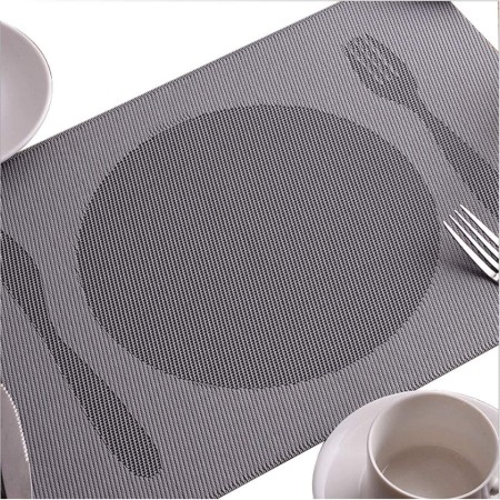 Set 12 Tovagliette americane plastica antimacchia PVC colazione 30x45cm colorate