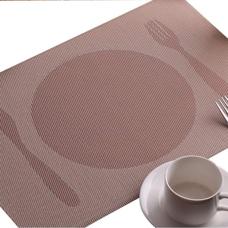 Set 12 Tovagliette americane plastica antimacchia PVC colazione 30x45cm colorate