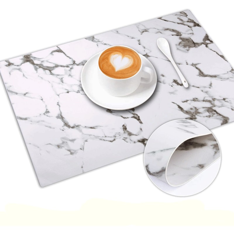Set 12 Tovagliette americane plastica antimacchia PVC colazione 30 ...
