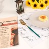 Set 12 Tovagliette americane plastica antimacchia PVC colazione 30 ...