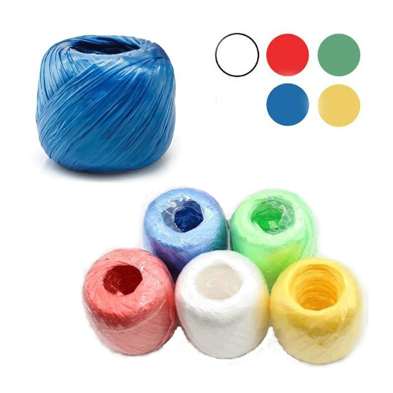 12x ROTOLO SPAGO AGRICOLO POLIPROPILENE GIARDINO IMBALLAGGIO 40m colorato