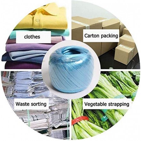 12x ROTOLO SPAGO AGRICOLO POLIPROPILENE GIARDINO IMBALLAGGIO 40m colorato