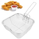 Cestello cesto friggitrice friggere fritture passino cucina acciaio griglia 23cm