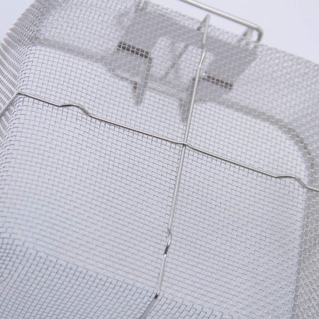 Cestello cesto friggitrice friggere fritture passino cucina acciaio griglia 23cm