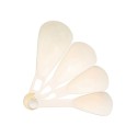 Misurini Cucchiai da cucina in plastica bianca per alimenti da cucina 4 pezzi