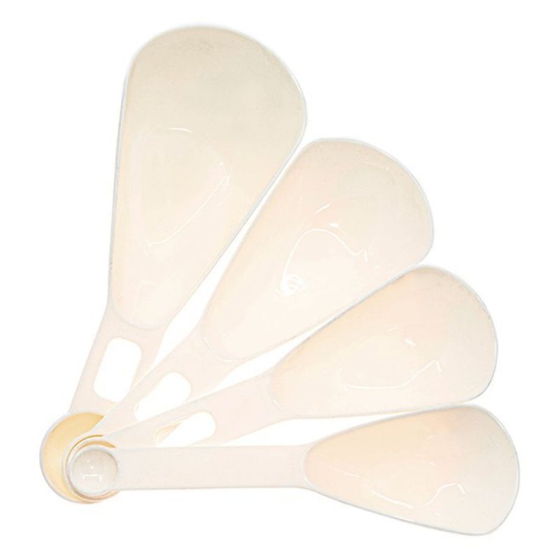 Hongu Misurini Cucchiai da cucina in plastica bianca per alimenti d...