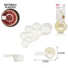 Hongu Misurini Cucchiai da cucina in plastica bianca per alimenti d...